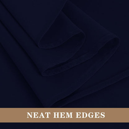 Fitable 6 Pack Navy Round Table Clothes - 70 Inches in Diameter - Stain Resistant and Washable Tablecloths, Polyester Fabric Table Covers for Wedding, Party, Banquet, Gathering