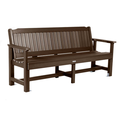 Sequoia Professional CM-BENSQ62-ACE Commercial Grade Exeter 6 Foot Garden Bench, Weathered Acorn