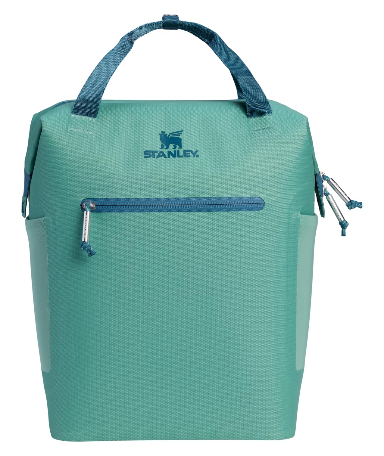 Stanley All Day Madeleine Mini Backpack Soft Cooler 14 Quarts | 20 Can Cooler with Handle and Shoulder Straps | Stays Cold for Hours | Insulated Travel Bag with Zipper | BPA-Free | Spring Green