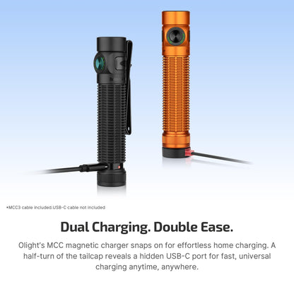 OLIGHT I3T 2 EOS Pocket EDC Flashlight Bundle with Baton4 Pro EDC Rechargeable Small Pocket Flashlight