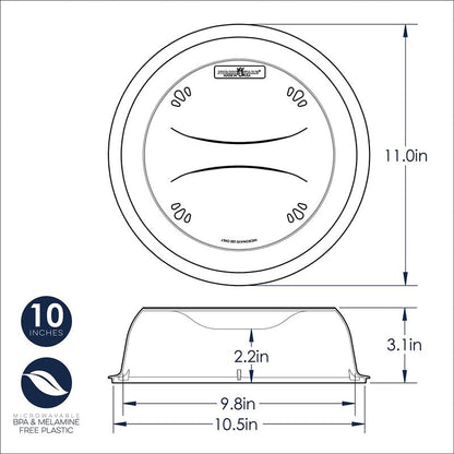 Nordic Ware Deluxe Plate Cover, 10"
