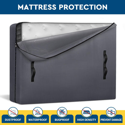 StorageRight Mattress Bags for Moving, 2 Pack King Size Moving Bag, Extra Thick Mattress Bags for Storage, Heavy Duty Mattress Cover for Moving with Handles, Reusable Mattress Storage Bag
