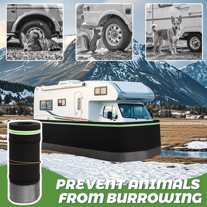 Esamploe Rv Skirting for Winter,Mobile Home Skirting with Bottom Iron Mesh,2.62 x 65.62 Ft Mobile Home Skirting Panels,Skirtings for Mobiles Home Exterior,Rv Skirtings for Outdoor Garden Yard