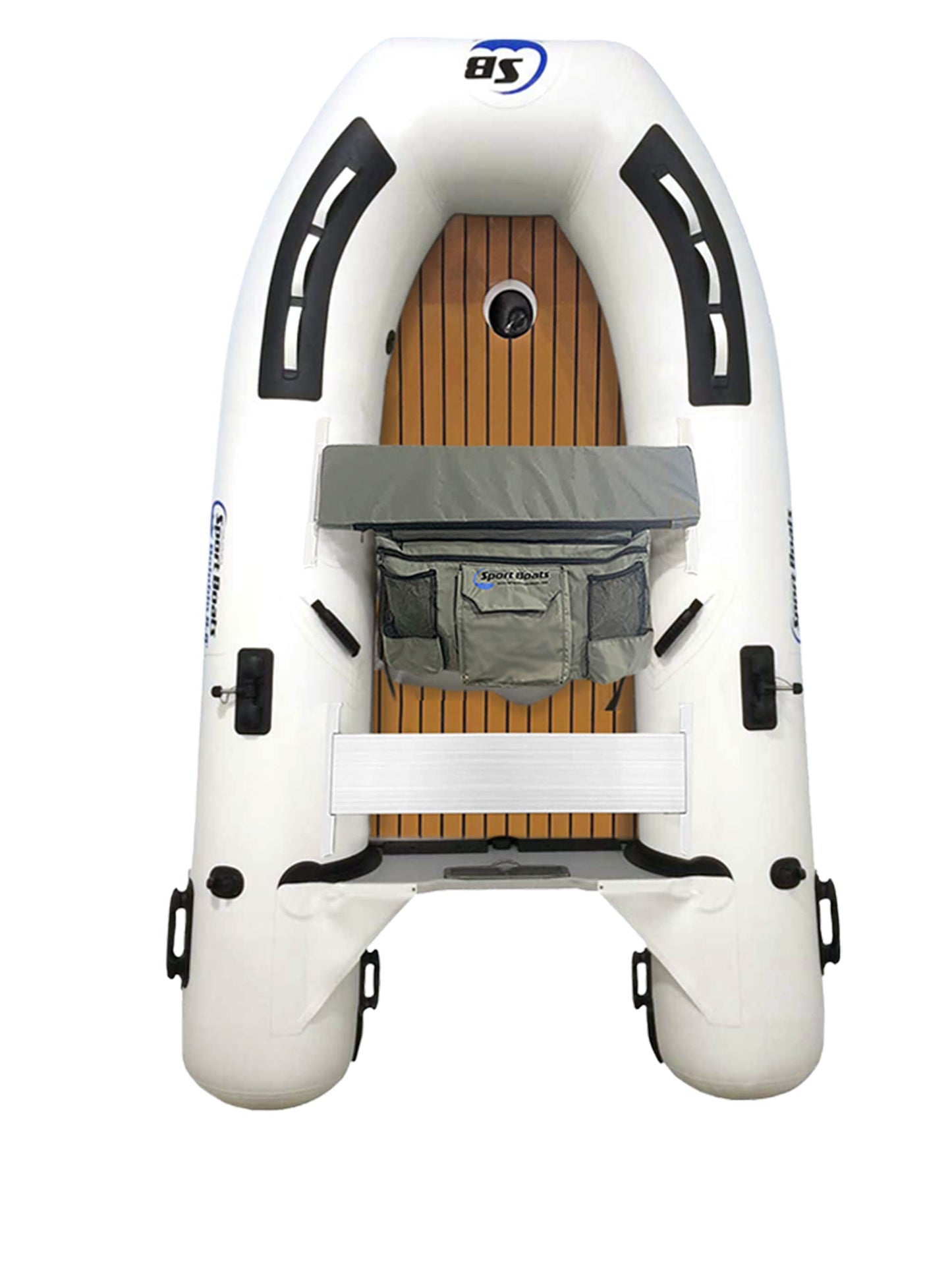 Inflatable Sport Boats Dolphin 8.8' – Fishing Boat with Durable Heat-Welded PVC – Inflatable Boat Easy Setup & Lightweight – 10HP Motor Compatibility – Includes Bench Seat & Carry Bag