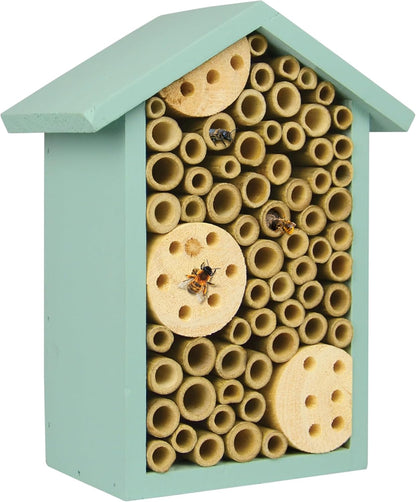 Nature's Way | PWH1-C Teal Bee House - Durable Habitat for Pollinators, Eco-Friendly Design