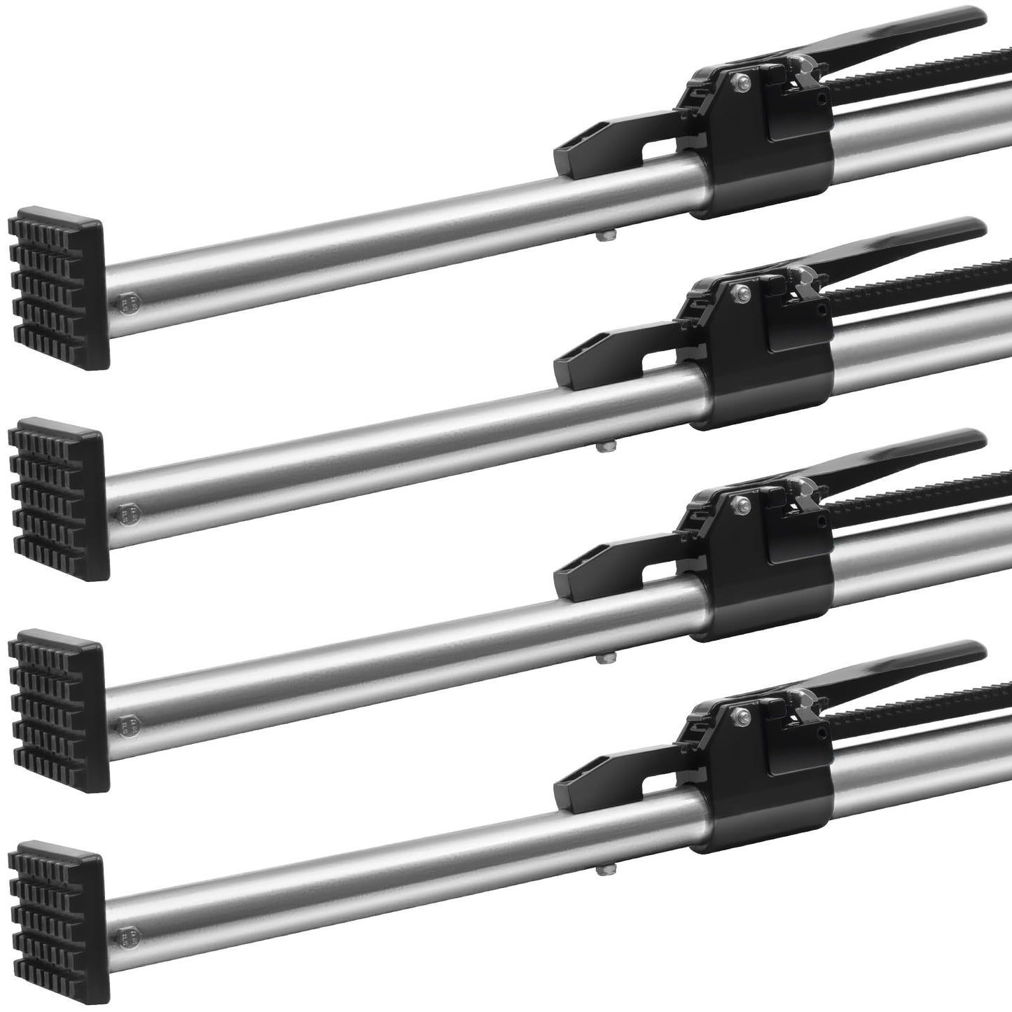VEVOR Cargo Bar, Cargo Bar Adjustable from 89" to 104", Heavy-Duty Steel Cargo Stabilizer Bar with 309 lbs Capacity, Truck Bed Load Bar for Truck Bed, Trailer, Semi Trailer (4 pcs)