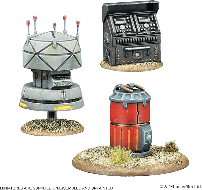 Asmodee Star Wars: Legion 3D Objective Tokens - Tabletop Miniatures Game Strategy Game for Kids and Adults Ages 14+ 2 Players 90 Min Playtime