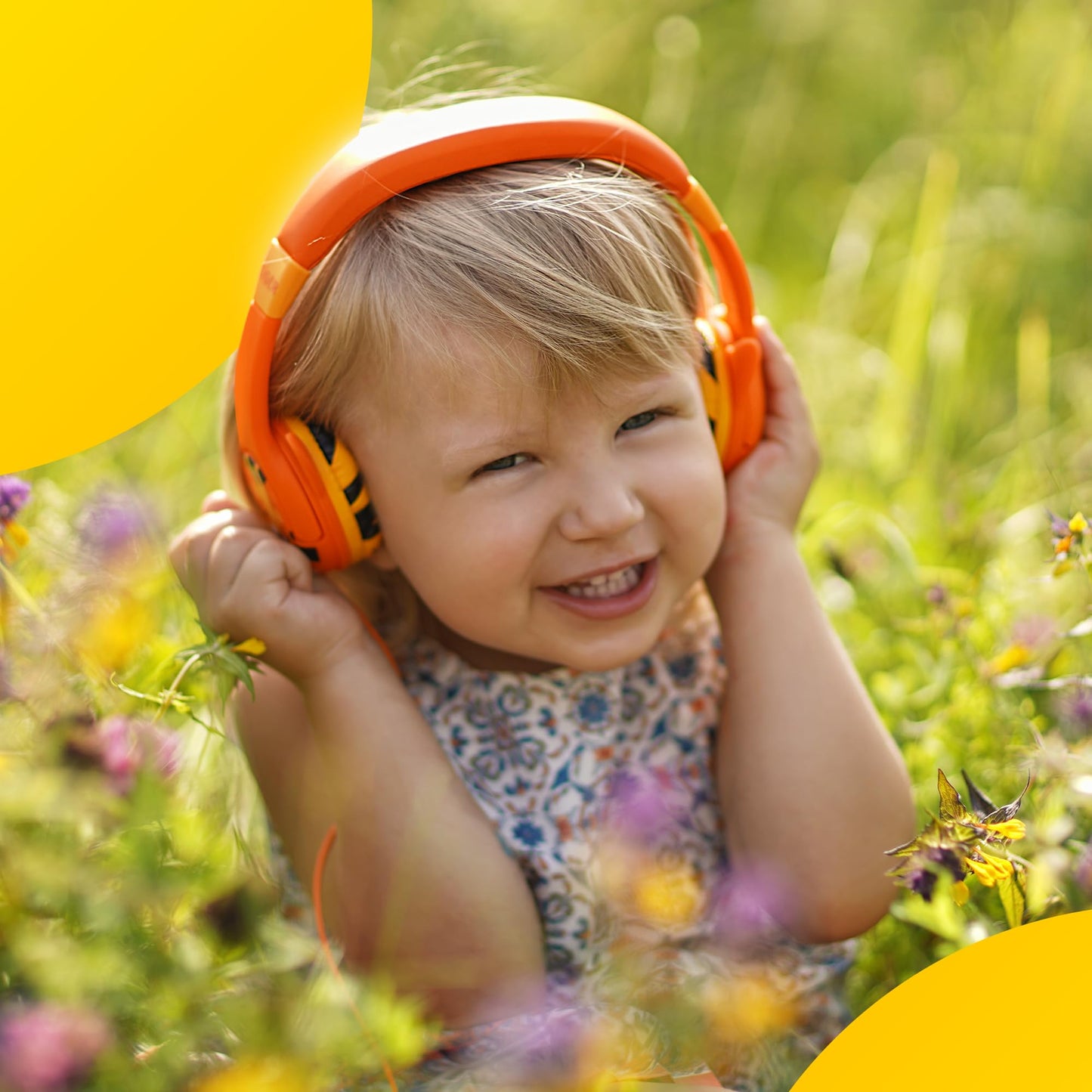 Kidrox Wired Toddler Headphones for 1-7 Years Old — 85dB Volume Limited Baby Headphones for Plane and Car Travel — Children Headset for Airplane, iPad and Tablet, Kids Headphone with Cord for Children