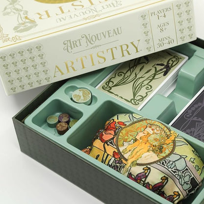 Artistry Board Game | Family Strategy Game | Ages 8+ | for 1-4 Players | Average Playtime 30-40 mins | Perfect for Family Game Night