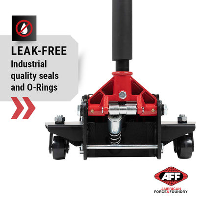 AFF 4 Ton Floor Jack - Low Profile Car Jack with Lightning Lift Hydraulic - Super Duty