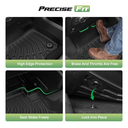 Cartist Floor Mats for Ford Expedition MAX 2018-2024 (8 Seats-2 Row Bench Seat), All Weather Cargo Liner for Expedition Accessories, Heavy Duty Car Mats, Car Accessories (Only Fit MAX)
