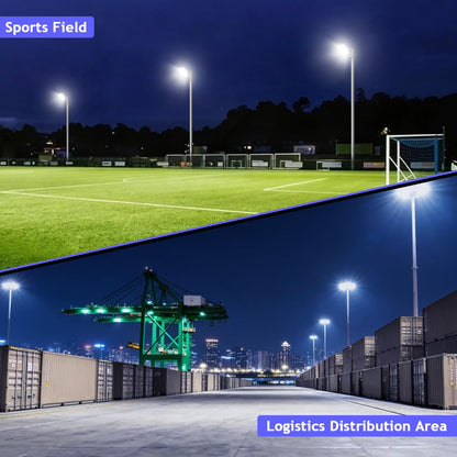 Dream Eeve 240W LED Parking Lot Light Slip Fitter Mount 36000LM Dusk to Dawn 5000K Parking Lot Lights Outdoor Area Security Commercial IP65 Waterproof 100-277V for Street Driveways Parking Lot