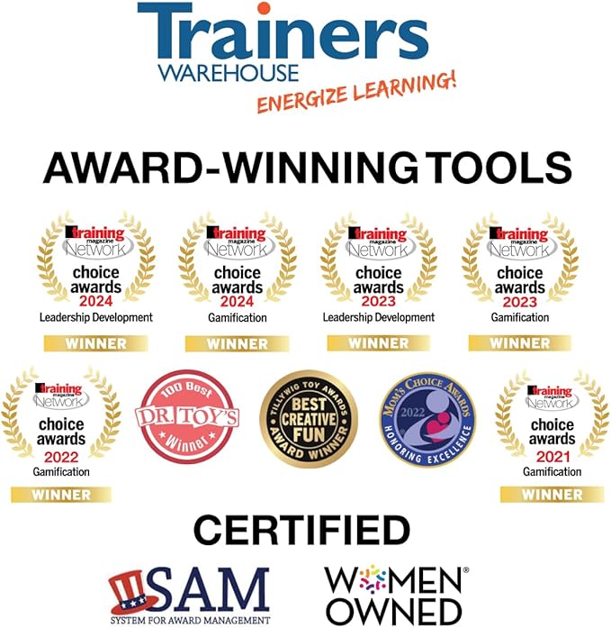 Trainers Warehouse 6 Thumball Collection 32 Prompts for Conversation Team Building Relationship and Training
