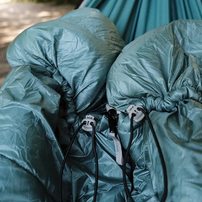 GRAND TRUNK Evolution 20 Synthetic Hammock | 20°F Cold Weather Hammock with Integrated Sleeping Bag & Underquilt | Camping & Backpacking Hammock with Carabiners & Compression Sack