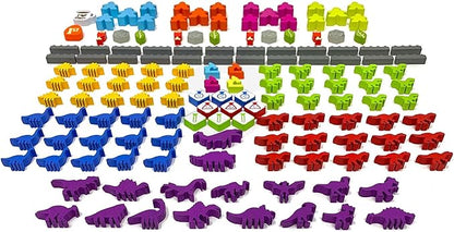 Tiny Epic Dinosaurs Deluxe | Strategic Worker Placement Game Includes Laboratory Mini Expansion | 1-4 Players Ages 14+ | Dino Ranching &amp Resource Management Board Game