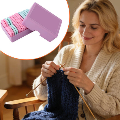 20pcs Knit Blocking Pin, Large & Small Knitting Blocking Combs for Crochet Needlepoint Blockers Board Mats for Sewing Picks Kit Lace Needlework Supplies Projects Tools Accessories (Pink, Light Blue)