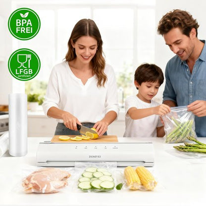 FoodSaver Vacuum Sealer Rolls - 2 Pack BPA-Free 8" x 16' Bags for Food Storage & Sous Vide Cooking