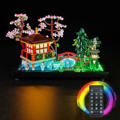 BrickBling LED Light Compatible with Lego Tranquil Garden 10315 Building Set (Model Not Included) Remote Control Version Lighting Compatible with Lego Zen Garden