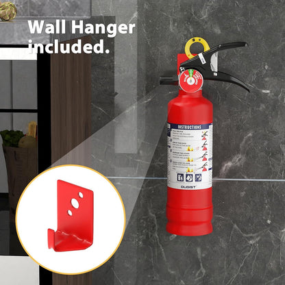 Ougist ABC Fire Extinguisher for Home & Vehicle - 2.5 lb 1-A:10-B:C Rated, Dry Chemical Fire Safety with Quick-Release Handle, Certified for Kitchen/Car/Boat Use-Model FF1KG 4Pack
