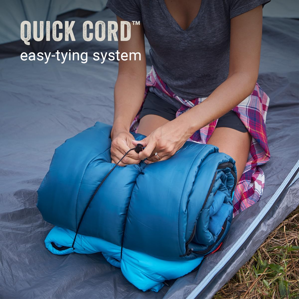Coleman Kompact 20°F/30°F/40°F Sleeping Bag, Cool-Weather Adult Sleeping Bag with Heat Retention, Stuff Sack, & Snag-Free Zipper, Great for Camping, Sleepovers, Guests & More