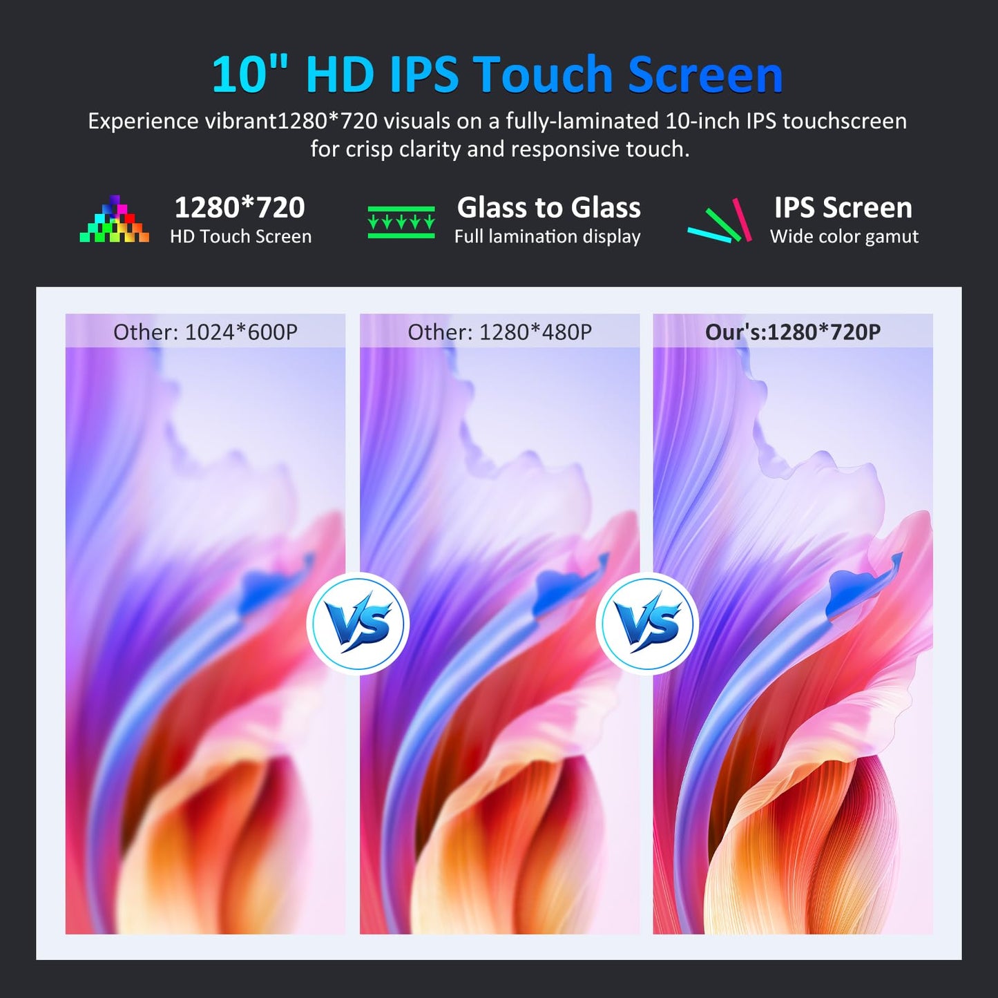 4G+64G Car Radio for Jeep Patriot Compass 2010-2016: 10'' Touchscreen Android 15 Car Stereo for Jeep Patriot Radio Replacement, Wireless CarPlay Android Auto,Bluetooth/WiFi/GPS/FM SWC/Backup Camera