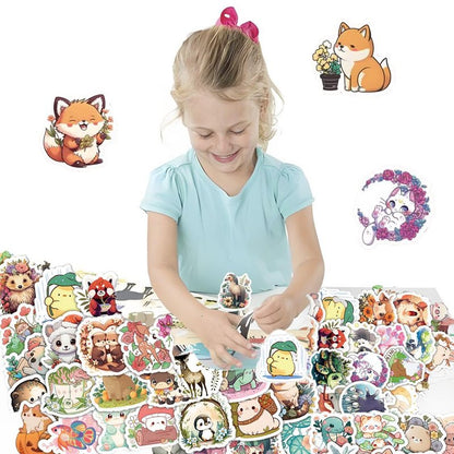 Happy Birthday Stickers, 100Pcs Cute Birthday Stickers for Water Bottle, Waterproof Laptop Skateboard Guitar Scrapbook Journalin