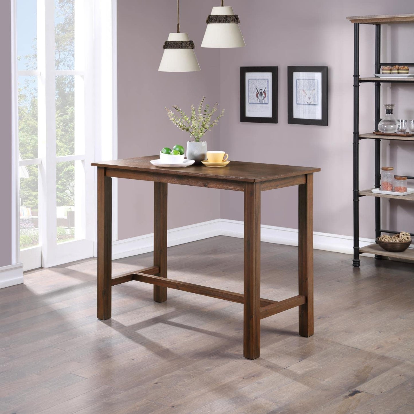 Boraam Sonoma Pub Table, Chestnut