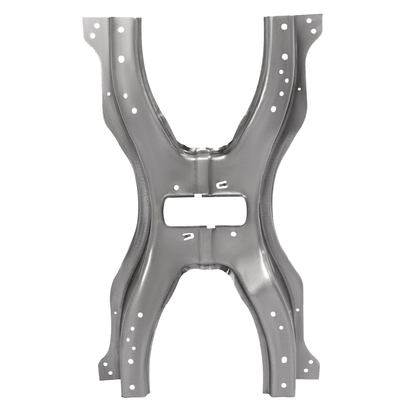 ALMULOO Spare Tire Frame Crossmember Compatible with 1999-2004 Ford F-250 F-350 Steel Spare Tire Carrier Support, Raw Finish