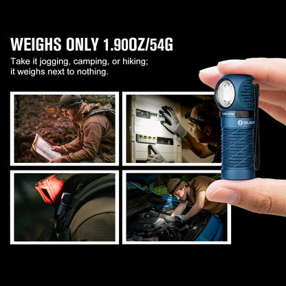 OLIGHT Perun 2 Mini Headlamp Bundle Oclip Rechargeable EDC Flashlight