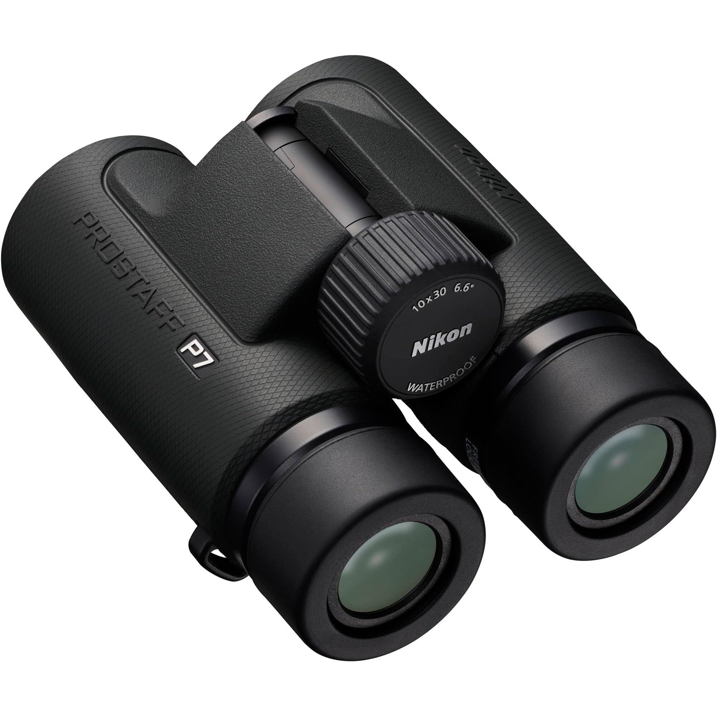 Nikon PROSTAFF P7 10x30 Binoculars 10x Magnification Compact Outdoor Binoculars Bundle with ProStaff Suspender Harness Binocular Strap + Cleaning kit + Floating Strap