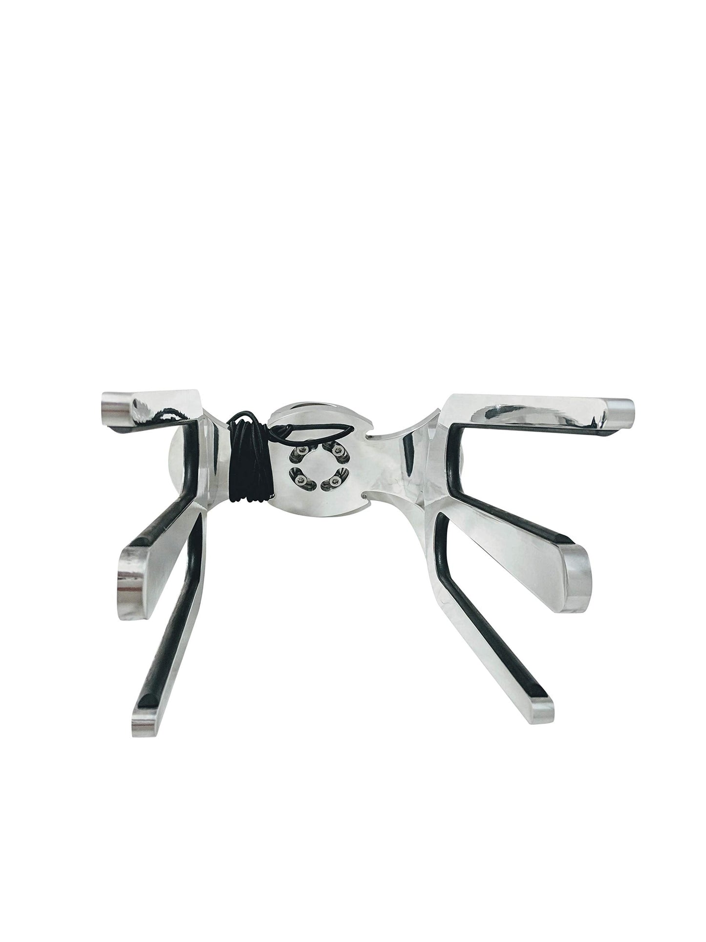 Krypt Towers Wakesurf Rack for Tower, Surfboard Rack for Boat, Holds 2 x Wakesurf Boards, Polished Aluminum Wakeboard Rack, Fits Clamp Tubing Sizes-1 3/4", 1 7/8", 2", 2 1/4", 2 3/8", 2 1/2"