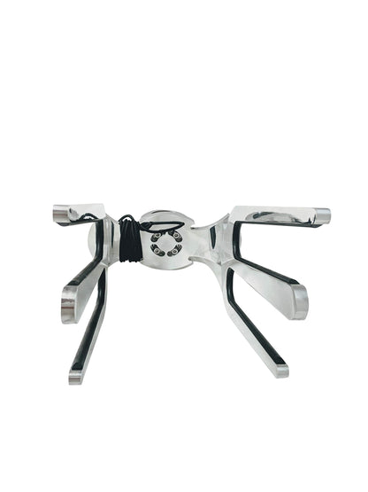Krypt Towers Wakesurf Rack for Tower, Surfboard Rack for Boat, Holds 2 x Wakesurf Boards, Polished Aluminum Wakeboard Rack, Fits Clamp Tubing Sizes-1 3/4", 1 7/8", 2", 2 1/4", 2 3/8", 2 1/2"