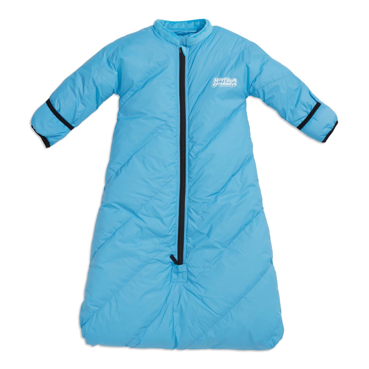 Little Mo 20 Down Baby Sleeping Bag (6-18 Months) The Warmest, Safest Ultralight Down Camping Sleeping Bag for Babies and Toddlers. (Bayberry Blue)