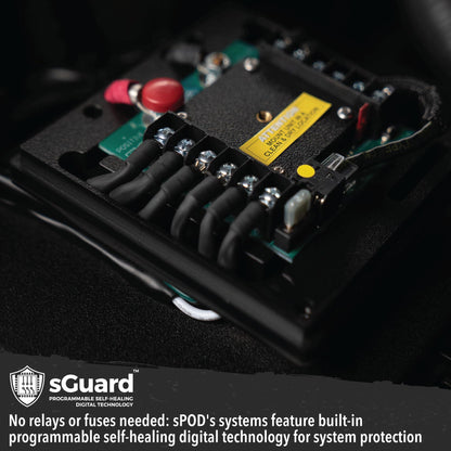 SPOD BantamX 8 Relay Power Control System with Touch Screen Controller and Integrated Bluetooth for Jeep JK - USA 5-Year Warranty (Jeep JK 2007-2018, 84" Battery Cable)