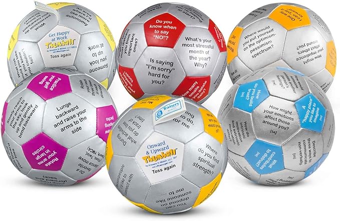 Trainers Warehouse 6 Thumball Collection 32 Prompts for Conversation Team Building Relationship and Training