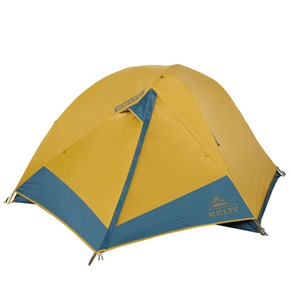 Kelty Far Out Backpacking Tent + Tent Footprint Package, 2 or 3 Person Capacity, Backpacking Starter Kit and Camping Shelter, Stuff Sack Included (3 Person)