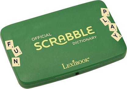 LEXiBOOK Scrabble Dictionary Build and Pattern Function 276 000 playable Words from Collins Dictionary Green/Red SCF-328AEN