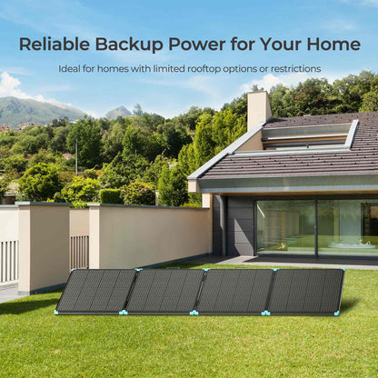 Renogy 400W Portable Solar Panel Suitcase, 23% High Efficiency Foldable Solar Charger for Power Station, Durable for Decades, with Sturdy Kickstands, IP67 Waterproof for RV Camping Off-Grid Blackouts