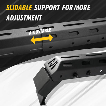 420 LBS Roof Rack Cross Bars,Adjustable 39.4-61 inch Roof Rail Crossbars Fit for Jeep Wrangler JL JT 2018-2025 (2/4 Door Hardtop), Rooftop Cargo Bag Kayak Bike Carrier