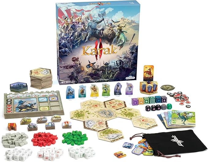Karak II – Competitive Adventure Board Game - Ages 10+ Years