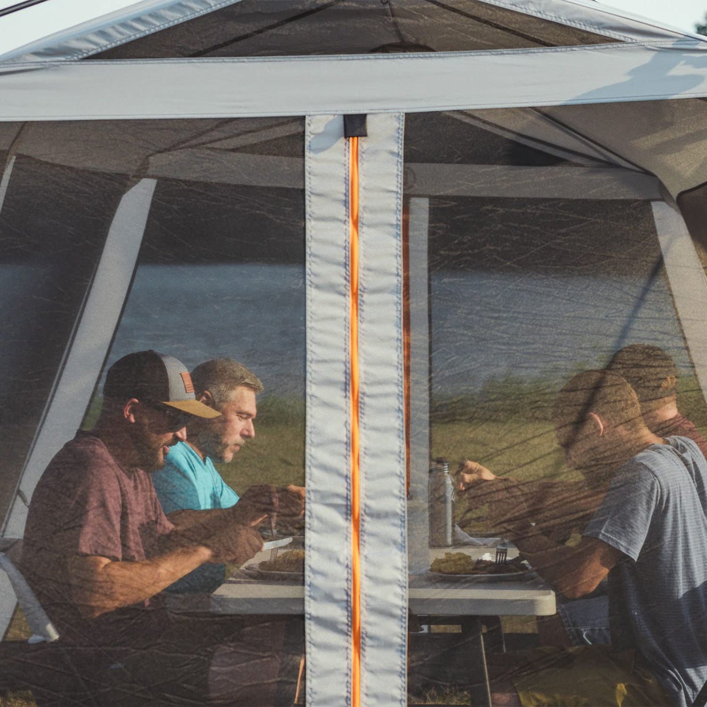Bushnell Screenhouse with Instant Setup Technology | 14' x 10' Large Size with Extended Eaves Poles to Maximize Space For Camping & Hiking, For 8 Person