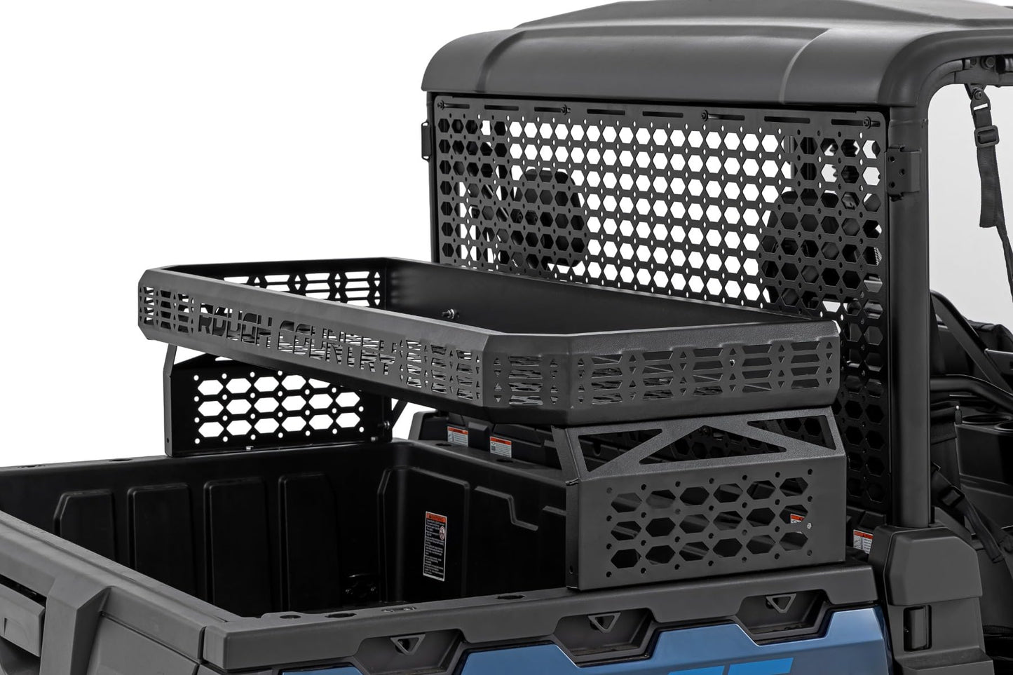 Rough Country Over Bed Cargo Rack for CFMOTO UFORCE 1000, UFORCE 1000 XL & U10 Pro - Heavy-Duty Steel UTV Bed Rack with Molle Panels