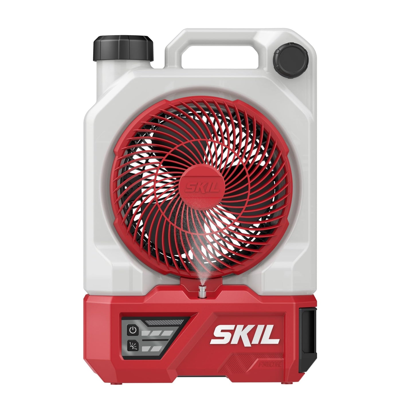 SKIL PWR CORE 20 20V 7-Inch Misting Fan Kit, Includes 2.0Ah USB-C Battery and 20W Charger- MF0700D-12