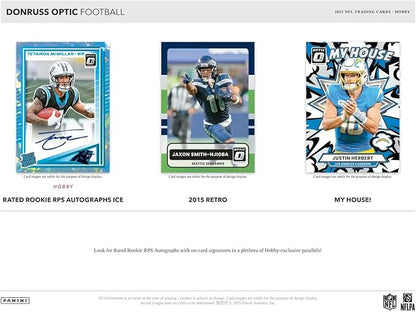 2025 Panini Donruss Optic Football Hobby Trading Card Box (1 Autograph Per Box)