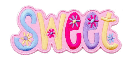 Love Iron on Patch Peace Iron on Patch Happy Sweet Easy Applique Valentine Emboidered Valentine Patch