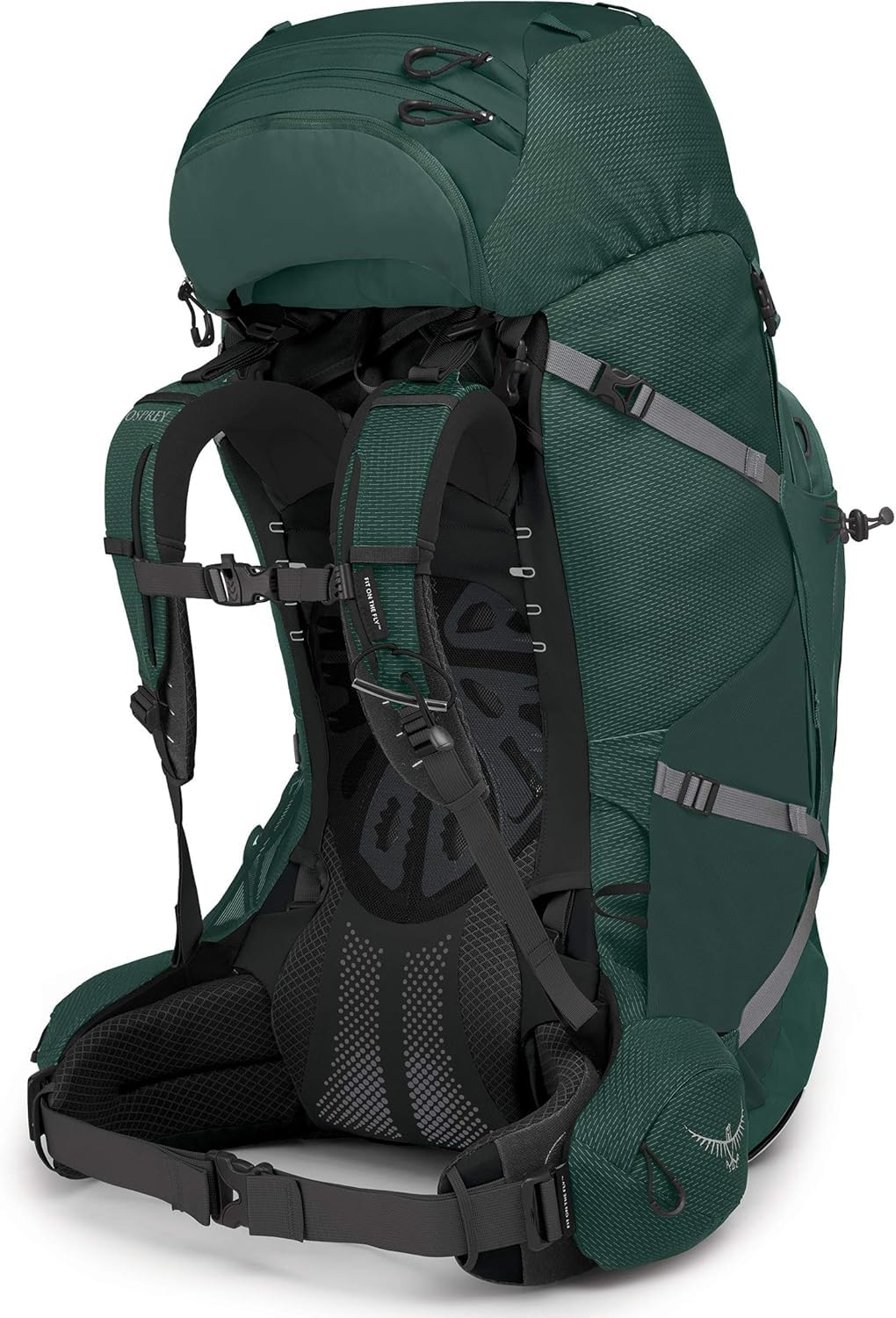 Osprey Aether Plus 85L Men's Backpacking Backpack, Axo Green, S/M