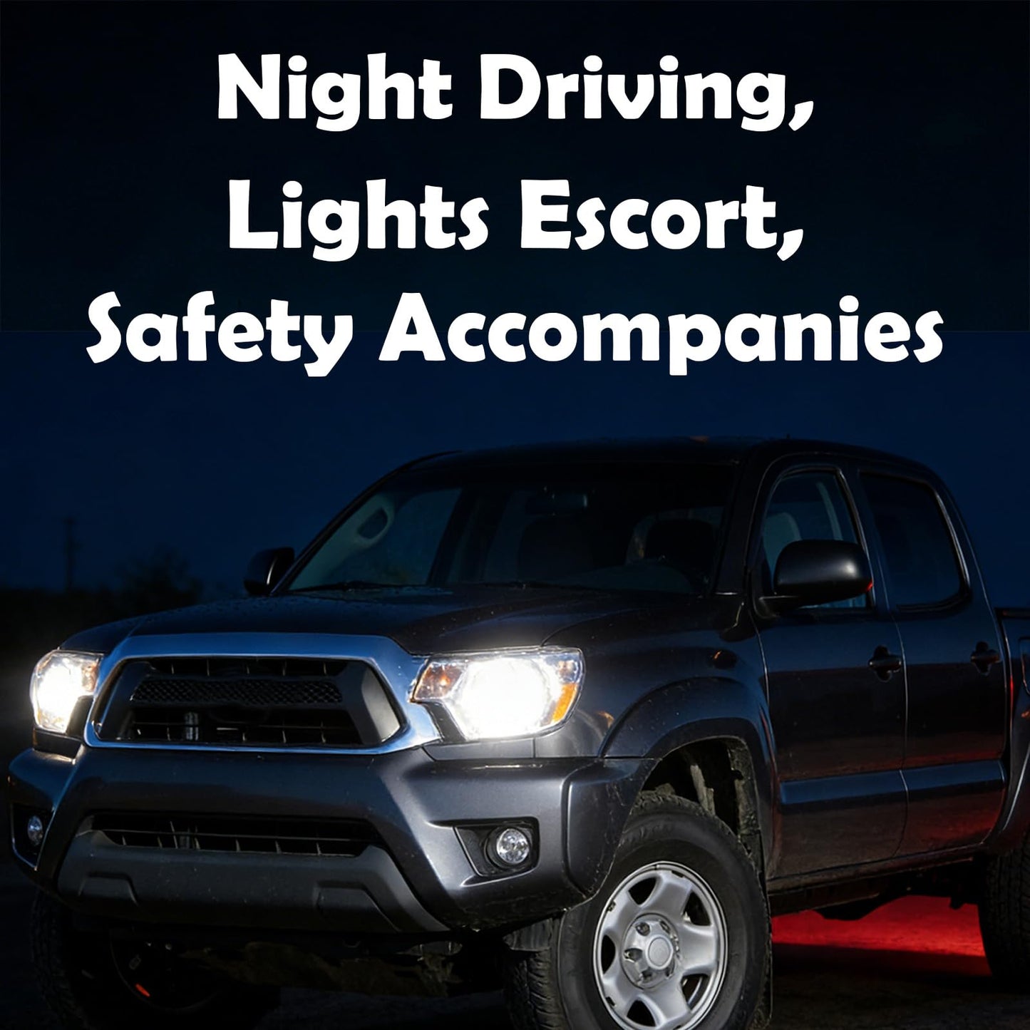 ATOMTEC Chrome Headlights Assembly Fit For 2012 2013 2014 2015 Toyota Tacoma Black Housing Clear Reflector Halogen headlamp Replacement Driver Passenger Side TO2503182 TO2502182