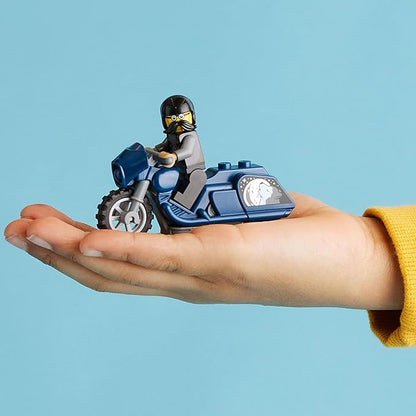 LEGO City Stuntz Touring Stunt Bike 60331 Building Toy Set Flywheel-Powered Bike for Boys Girls and Kids Ages 5+ (10 Pieces)