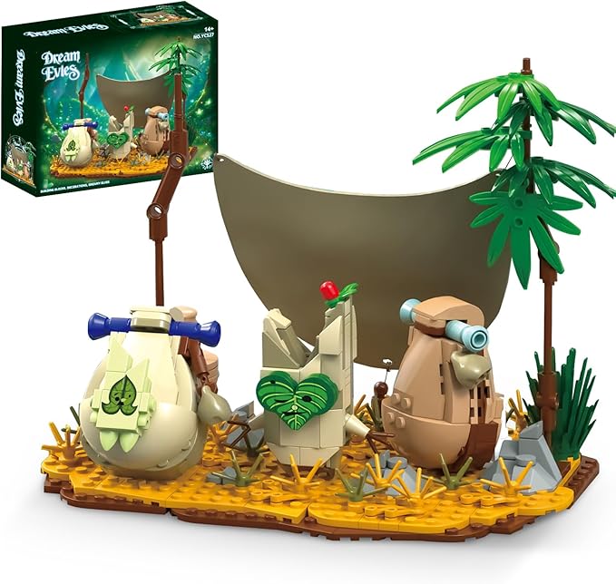Koroks Building Set- Compatible with Lego for Adults Link’s Forest Spirit Companion Rescue Set for BOTW Fans Great Toys Gifts for Fans Adults