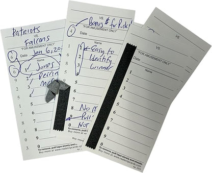 10 Line Strip Cards. 100 Pack. Football Breaks Includes Bonus # &amp Instructions.